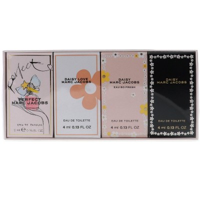 Marc Jacobs Perfect Gift Set (Perfect EDP 0.16 oz, Daisy Love EDT 0.13 oz, Daisy Eau So Fresh EDT 0.13 oz, Daisy EDT 0.13 oz)