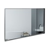NicBex Glossy Bathroom Mirror for Wall, Metal Framed Corner Mirror, Farmhouse Vanity Mirror, Hangs Horizontally or Vertically - 4 of 4