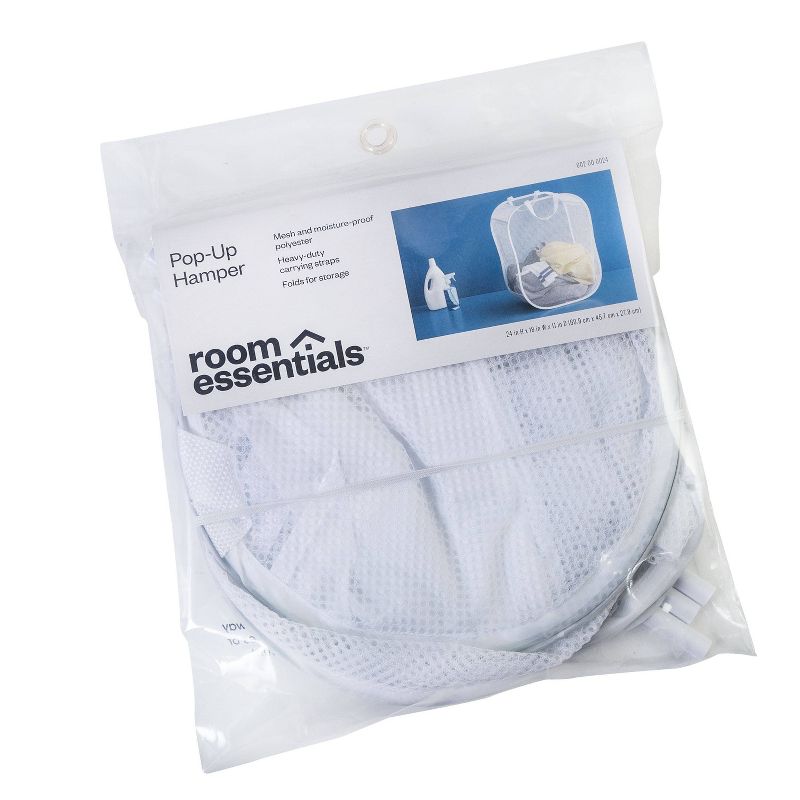Pop and Fold Laundry Bag White - Room Essentials&#8482;, 3 of 4