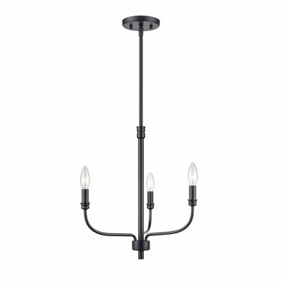 Elk Home Newland 3 - Light Chandelier in  Matte Black