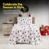 Printed Holiday 4pc Sheet Sets, Easy Care, Soft & Wrinkle-Resistant Holiday Bedding by Sweet Home Collection™ - 4 of 4