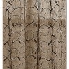 Kate Aurora Complete 4 Piece Linen Leaf Embroidered Complete Kitchen Curtain Set - 3 of 3