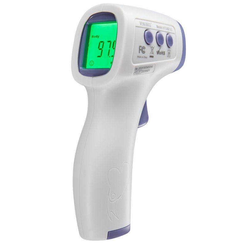 HoMedics No Contact Infrared Digital Thermometer for Body, Food, Liquid, and Room, 5 of 8