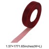 Unique Bargains Ribbon Sheer Organza & Satin Blend Polyester 1771.65"x0.79" 1 Pc - 3 of 4