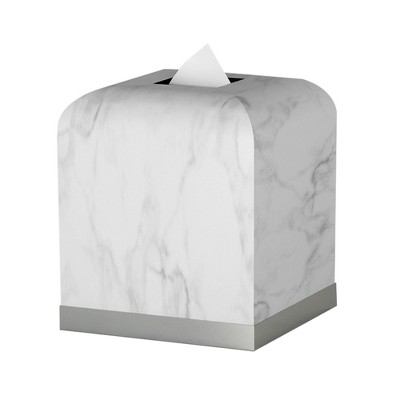 Loft Resin Square Facial Tissue Box Cover - Nu Steel : Target