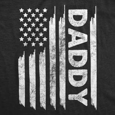 Мужские футболки Crazy Dog T-Shirts, Inc. Mens Funny T Shirts American Flag Daddy Sarcastic Fourth Of July Tee for Men - Crazy Dog Men's T Shirt For Fourth Of July Black XL — фото 2