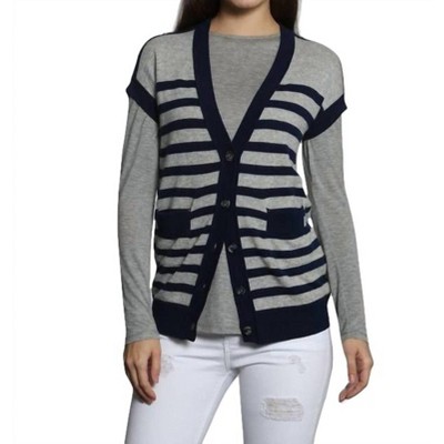 Women's Luxe Striped Cardigan - LABEL+thread