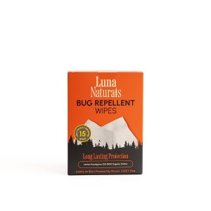 Luna Naturals Bug Repellent Wipes - 1 of 4