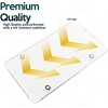 Zone Tech Car Clear License Plate Cover Frame - 2-Pack Premium Quality Novelty/License Plate Clear Flat Shields-Fits Standard US Plates - 2 of 4