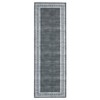 Modern Bordered Area Rug Machine Washable Area Rug Stain Resistant Easy Cleaning Indoor Carpet - 4 of 4