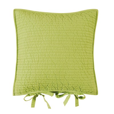 C&F Home 14" x 14" Dawn Aqua Lime Quilted Pillow