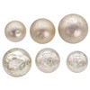 Kurt Adler 60-80MM Shiny and Matter Platinum Mercury Glass Balls, 20-Piece Set - 4 of 4