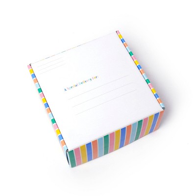 Square Mailer Box with Tab Closure and 2 Sided Printing - Spritz™