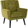 Streamdale Modern Soft Velvet Material Ergonomics Accent Chair Living Room Chair Bedroom Chair Home Chair - 4 of 4