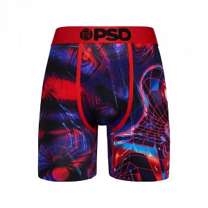 Mens Miles Morales Neon Tie-Dye PSD Boxer Briefs - 1 of 4
