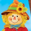 Collections Etc Colorful Metal Scarecrow and Pumpkin Outdoor Garden Stake - 4 of 4