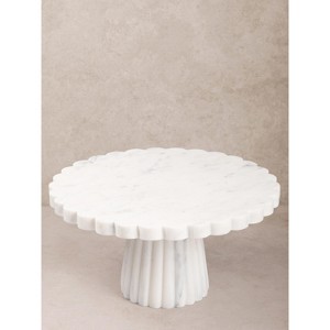 Bobby White Marble Cake Stand - 1 of 4