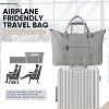 Travel bag, weekend travel bag,men's and women's small fitness bags,overnight luggage bag with pull rod cover,travel essentials - 2 of 4