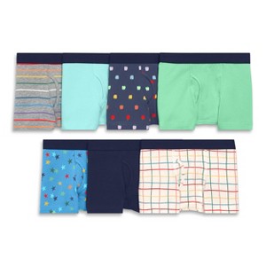 Primary Kids Boxer 7-Pack In Rainbow Prints - 1 of 1