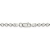 Black Bow Jewelry 4.75mm Sterling Silver Solid Belcher (Rolo) Chain Necklace - 4 of 4