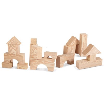 wooden building blocks target