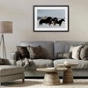 Stupell Industries Winter Herd of Horses Framed Print Under Glass Art - 3 of 4