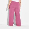 Women's Mid-Rise Wide Leg Sweatpants - Wild Fable™ - 3 of 3