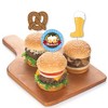 Big Dot of Happiness Oktoberfest - Dessert Cupcake Toppers - Beer Festival Clear Treat Picks - Set of 24 - 3 of 4