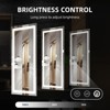 LED Bathroom Mirror with Front and Backlight, Stepless Dimmable Wall Mirrors with Anti-Fog - 3 of 4