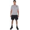 Lehigh University Adult Sport Active T-Shirt Left Chest Logo, Athletic Heather - image 3 of 4