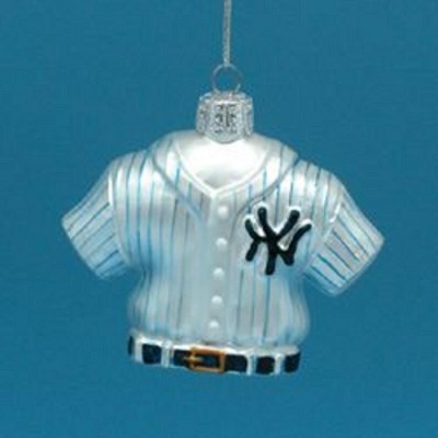 Kurt S. Adler 3" MLB New York Yankees Glass Baseball Jersey Christmas Ornament