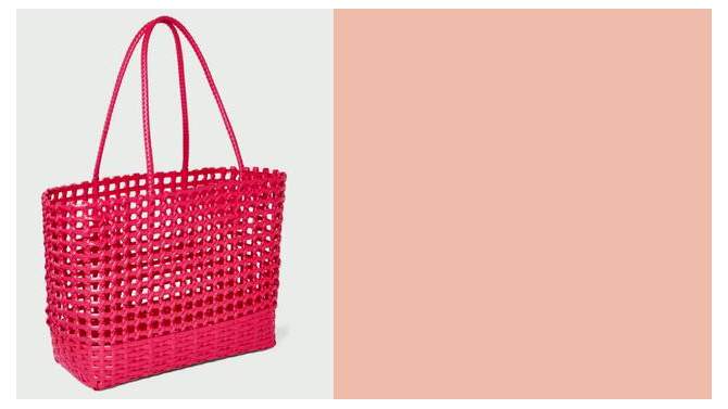 Woven Cage Tote Bag - Shade & Shore™, 2 of 6, play video