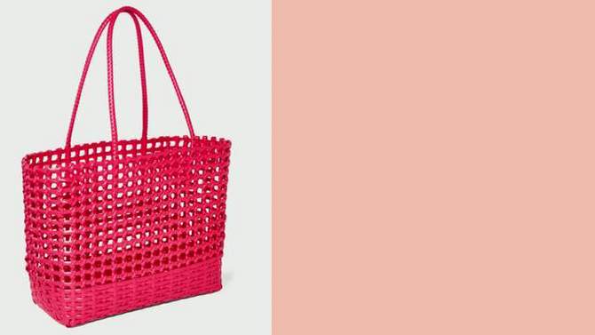 Woven Cage Tote Bag - Shade & Shore™, 2 of 7, play video