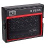 Men's Leather Slim Bifold Wallet, Black/Red, One Size - 2 of 4