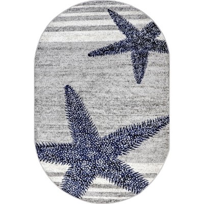 Nuloom Thomas Paul Starfish and Striped Indoor Area Rug