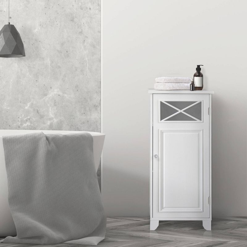 Dawson One Door Floor Cabinet - Elegant Home Fashions, 4 of 11