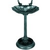 Outsunny Antique Bird Bath with Pedestal, Vintage Decorative Birdbath, Bird Feeder Bowl - 4 of 4