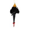 Italian Ornaments 6.75 In Wren In A Black Shrug Diva Shopper 5Th Avenue Style Tree Ornaments - 2 of 3