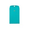JAM Paper 6 x 9 Open End Catalog Colored Envelopes with Clasp Closure Sea Blue Recycled 25/Pack - 2 of 4