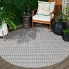 Terrace TER808 Power Loomed UV Resistant Stain Resistant Non-Shedding Indoor/Outdoor Rugs - Safavieh - 2 of 4