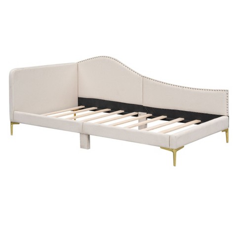 NicBex Twin Size Daybed, Upholstered Day Bed with Headboard and Armrest, Sofa Bed with Support Legs - image 1 of 4