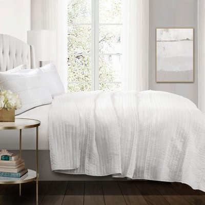 target white bed