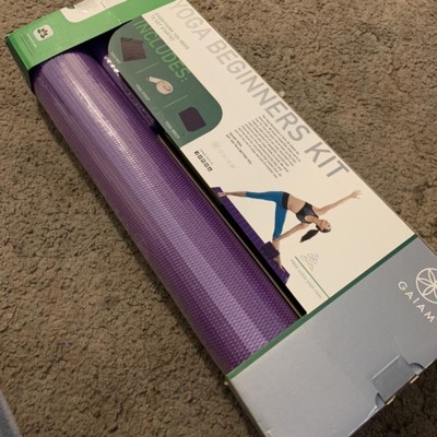 Gaiam Yoga Beginners Kit | Mat, Block, Strap