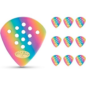 Pick Boy Pos-a-Grip Rainbow Cellulose Jazz Guitar Picks - 1 of 1