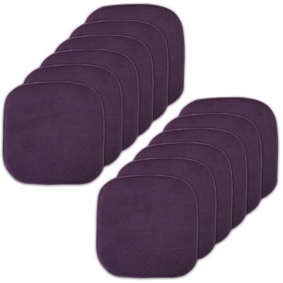 Honeycomb Memory Foam No Slip Back 16" x 16" Chair Pad Cushion by Sweet Home Collection®