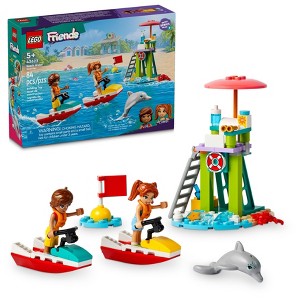 LEGO Friends Beach Water Scooter Lifeguard Toy with Mini Dolls 42623 - 1 of 4