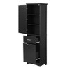 NicBex Freestanding Bathroom Storage Cabinet with 2 Drawers, Bathroom Cabinet with Adjustable Shelves, MDF Bathroom Floor Cabinet - 2 of 4