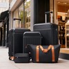 5 Piece Hardside Luggage Set Expandable Carry On Suitcases with Spinner Wheels TSA Lock Travel Bags Included - 2 of 4