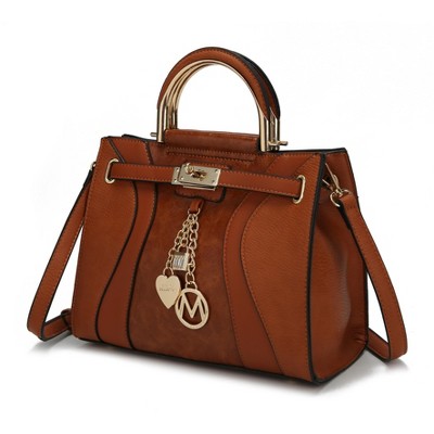 MKF Collection Cassia Medium Vegan Leather Satchel Bag by Mia K