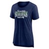 NFL Seattle Seahawks Women's Heather Short Sleeve Scoop Neck Tri-Blend T-Shirt - image 2 of 3